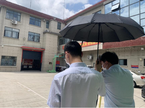 頂烈日，戰(zhàn)酷暑，我和外業(yè)工程師上陣消防支隊(duì)現(xiàn)場